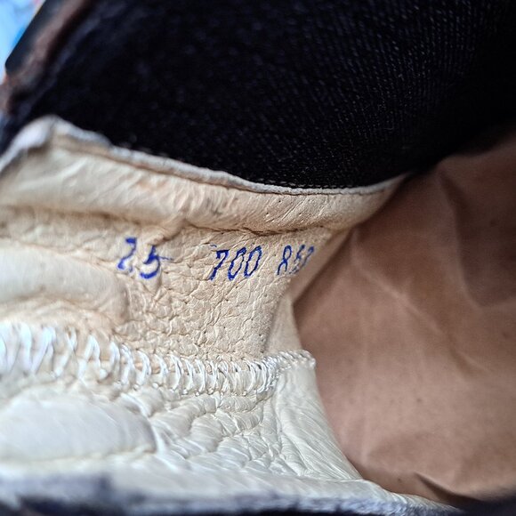 Besserro Men's Black Leather Classic Chelsea Boots Botin Size 25 - Picture 9 of 9